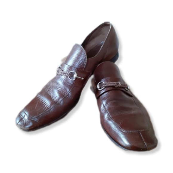 Gucci Men's calf skin leather dress loafers - Picture 4 of 12